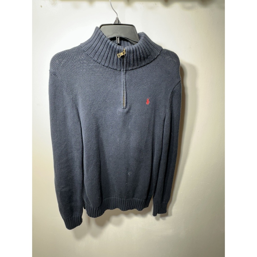 Polo by Ralph Lauren Q-Zip Knit Sweater Kids size XL (18-20)